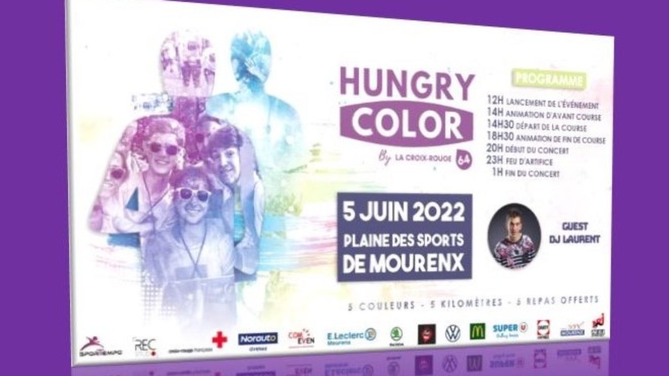 Dimanche, participez à la Hungry color pour la Croix-Rouge