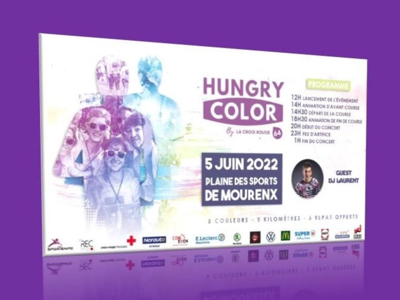 Dimanche, participez à la Hungry color pour la Croix-Rouge